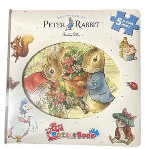 Peter Rabbit The World of Beatrix Potter My First Puzzle Book Jigsaw Story NWT